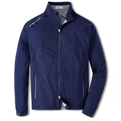 Peter Millar Golf Jacket - Rain Walker FZ Waterproof - Navy SS24