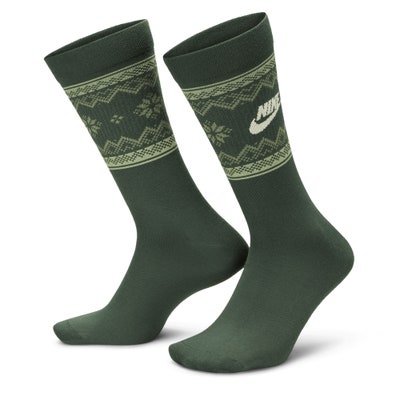 Nike Golf Socks - Fair Isle Crew - Vintage Green HO24