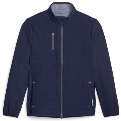 PUMA Golf Jacket - Scotia Quilted FZ - Navy Blazer SS24