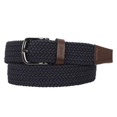 BOSS Golf Belt - Sash Woven Sz35 - Dark Navy WI24