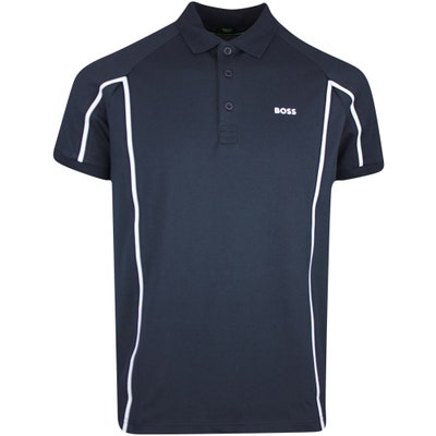 BOSS Golf Shirt - Paddy Tape Regular - Dark Navy WI24