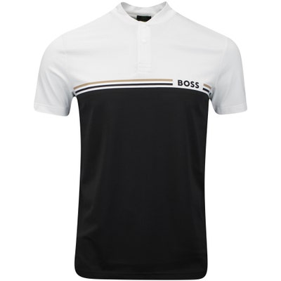 BOSS Golf Shirt - Pariq MB 6 Slim - Black FA24