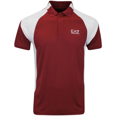 EA7 Golf Shirt - Ventus7 Pro Polo - Syrah AW24