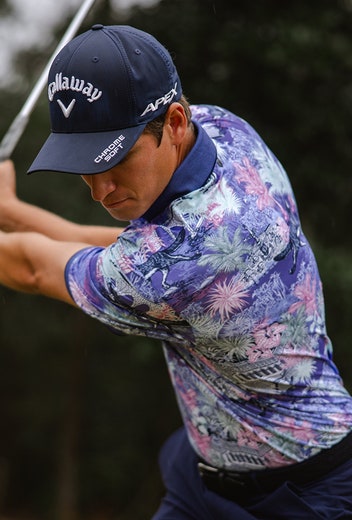 Erik Van Rooyen - US PGA Thursday - Greyson Print Polo 2024