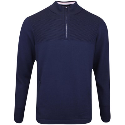 G/FORE Golf Jumper - Wind Breaker Merino QZ - Twilight FA24