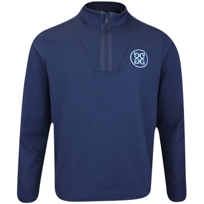 G/FORE Golf Pullover - TOUR Waffle Stitch Mid - Twilight AW24