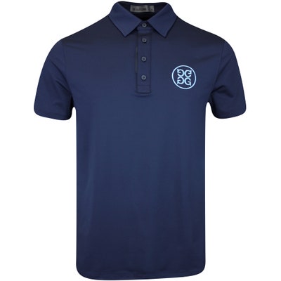 G/FORE Golf Shirt - TOUR G/Tab Tech Jersey Polo - Twilight AW24