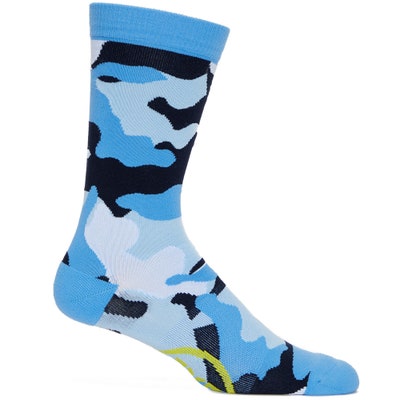 G/FORE Golf Socks - Camo Circle G'S Crew - Cielo FA24