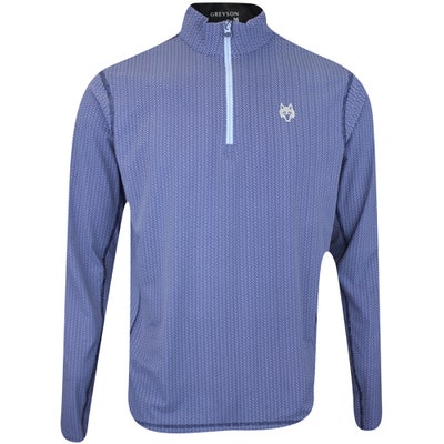 Greyson Golf Pullover - Tate QZ - Herringbow Print AW24
