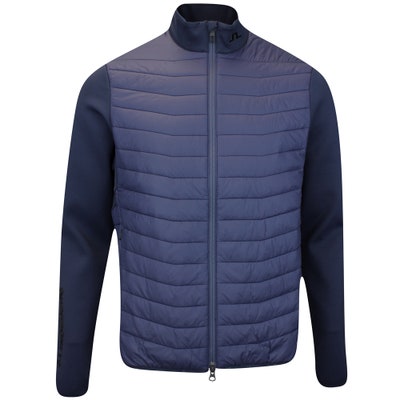 J.Lindeberg Golf Jacket - Holden Quilt Hybrid FZ - JL Navy AW24