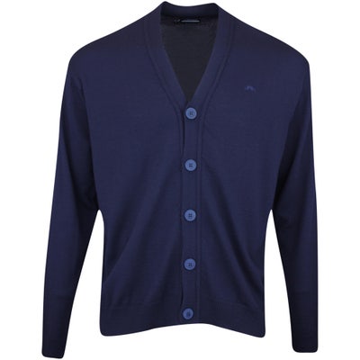 J.Lindeberg Golf Jumper - Lucas Knitted Cardigan - JL Navy SS24
