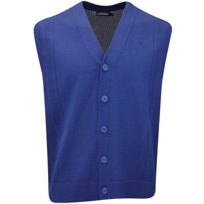 J.Lindeberg Golf Jumper - Markus Knitted Vest - Estate Blue SH24