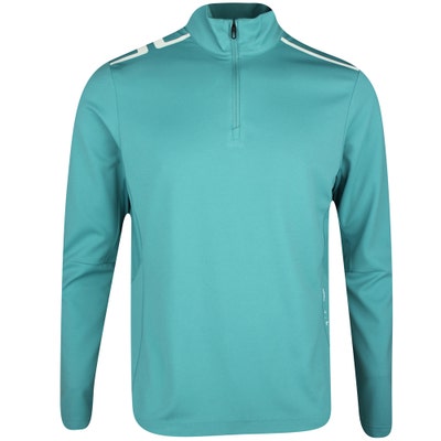J.Lindeberg Golf Mid Layer - Leon QZ Mid - Teal PS25