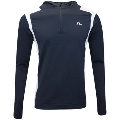 J.Lindeberg Golf Pullover - Lukas QZ Hoodie - JL Navy AW24