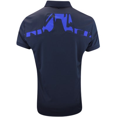 J.Lindeberg Golf Shirt - KV Print Regular Fit - GB Blue AW24