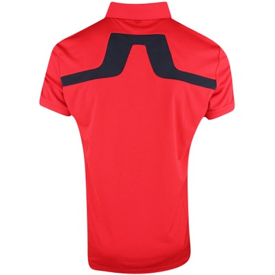 J.Lindeberg Golf Shirt - KV Regular Fit - Barbados Cherry AW24