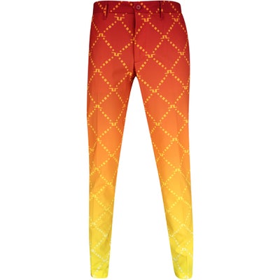 J.Lindeberg Golf Trousers - Fade Print Pant Slim - Sunset SS23