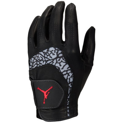 Jordan Golf Glove - Leather Jumpman Logo GG - Black 2024