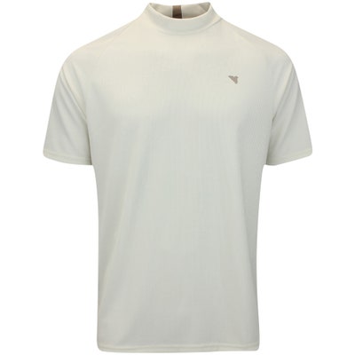 Macade Golf Shirt - Tyler Mock Neck Polo - White AW24
