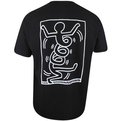 Malbon Golf T-Shirt - Keith Haring SS Tee - Black AW24
