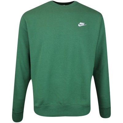 Nike Golf Jumper - NSW Club Fleece Crew Neck - Fir HO24