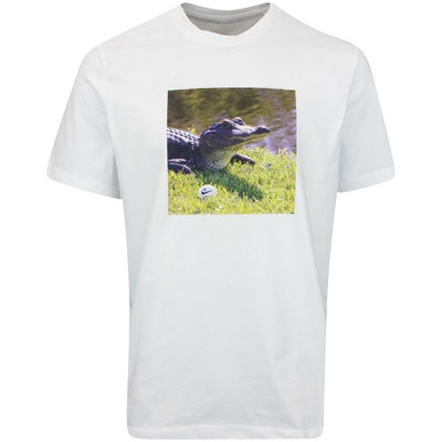 Nike Golf T-Shirt - Chubbs Alligator Tee - White HO24