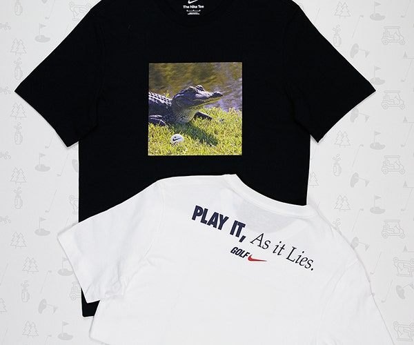 Nike Golf Tee Shirts Chubbs Alligator Prints