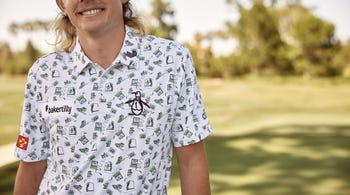 Original Penguin Tour Pete Logo Golf Apparel Cam Smith