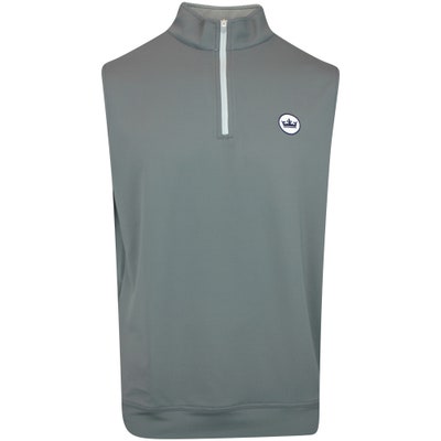 Peter Millar Golf Jumper - Galway QZ Vest - Iron Grey AW24