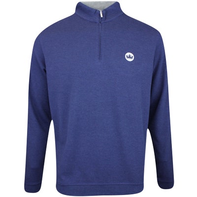 Peter Millar Golf Pullover - Crown Comfort QZ - Navy AW24