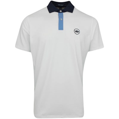 Peter Millar Golf Shirt - Cadence Performance Polo - White AW24