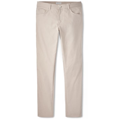 Peter Millar Golf Trousers - 5 Pocket Pant - Khaki AW24