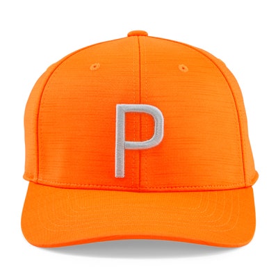 PUMA Golf Cap - P Logo - Rickie Orange SS24