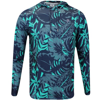 PUMA Golf Pullover - PTC Palm Glitch Hoodie - Deep Navy AW24