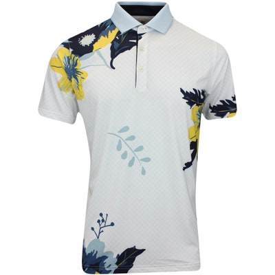 PUMA Golf Shirt - MATTR Terrance Polo - Silver Sky AW24