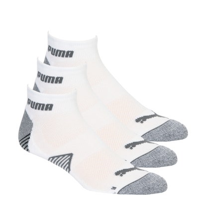 PUMA Golf Socks - Essential Quarter - 3 Pack - Bright White AW24
