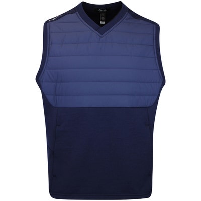 RLX Golf Gilet - Heavytech Wool Vest - Refined Navy AW24