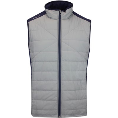 RLX Golf Gilet - Quilted Coolwool Vest - Peak Grey AW24