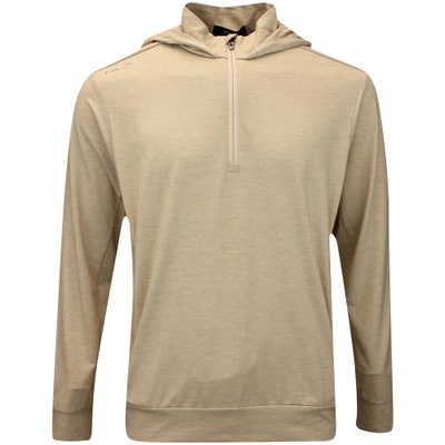 RLX Golf Pullover - Tech Jersey Hoodie - New Sand Heather AW24