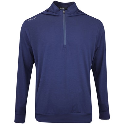 RLX Golf Pullover - Tech Jersey Hoodie - Refined Navy AW24