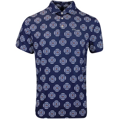 RLX Golf Shirt - Featherweight Airflow - Golf Ball Print AW24