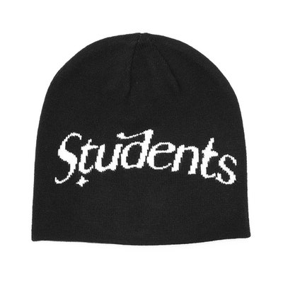 Students Golf Beanie - All Star Jacquard Beanie - Black AW24