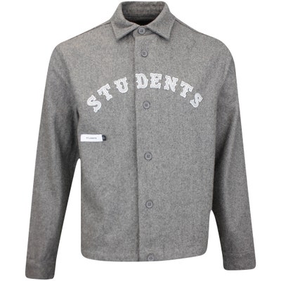 Students Golf Jacket - Rex Wool Shacket - Heather AW24