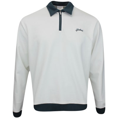 Students Golf Shirt - Archibald LS Polo - White AW24
